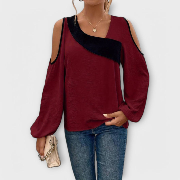Albertine | Blouse à encolure carrée