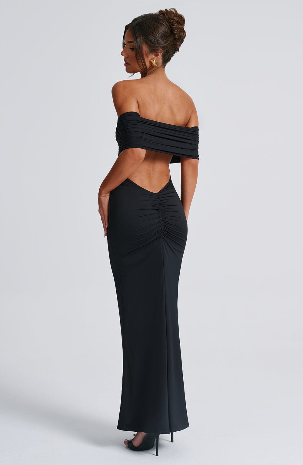 Colombe | Robe Longue Bardot Raffinée