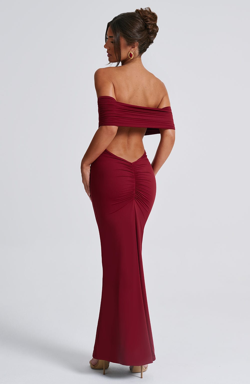 Colombe | Robe Longue Bardot Raffinée