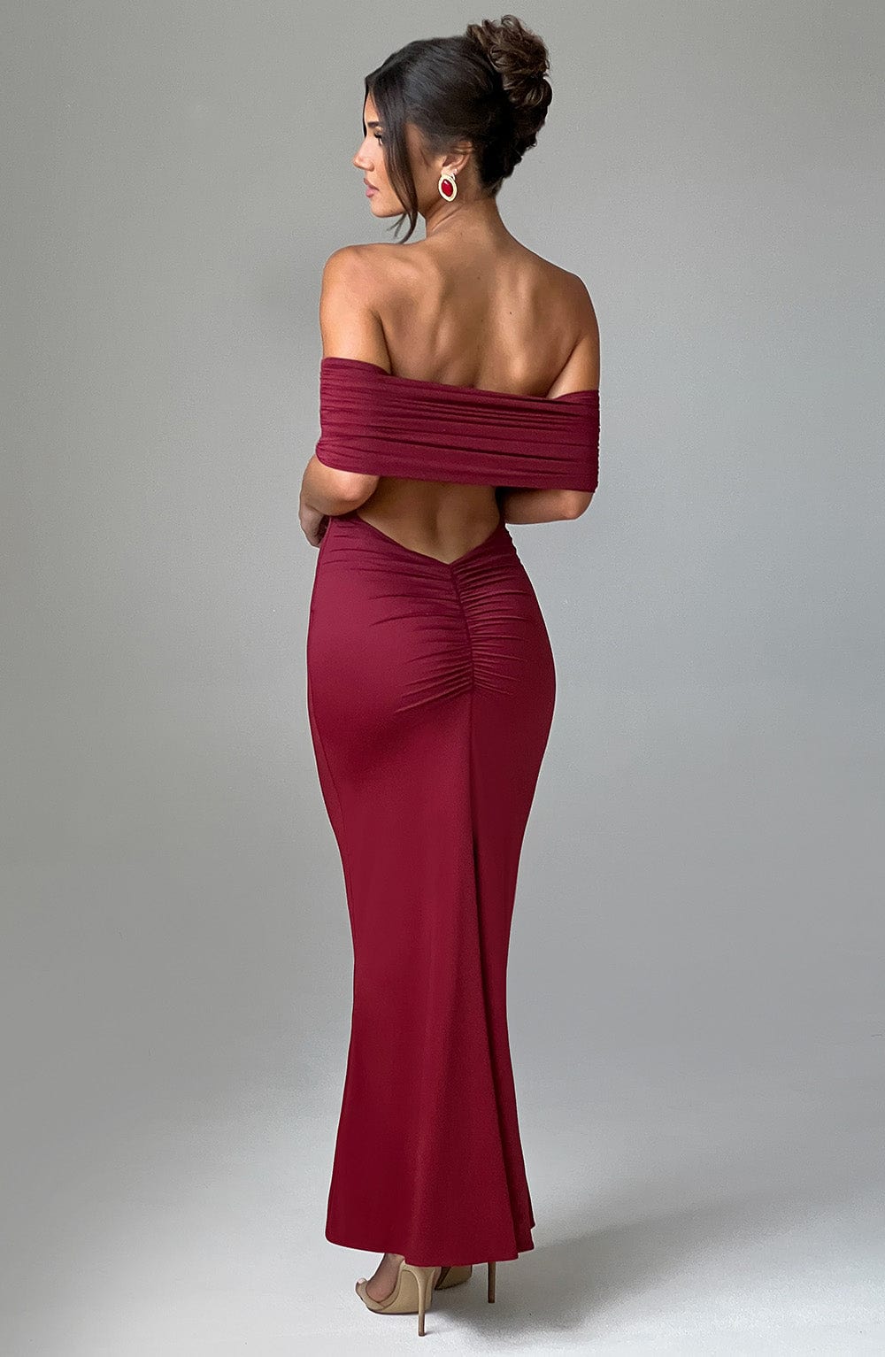 Colombe | Robe Longue Bardot Raffinée