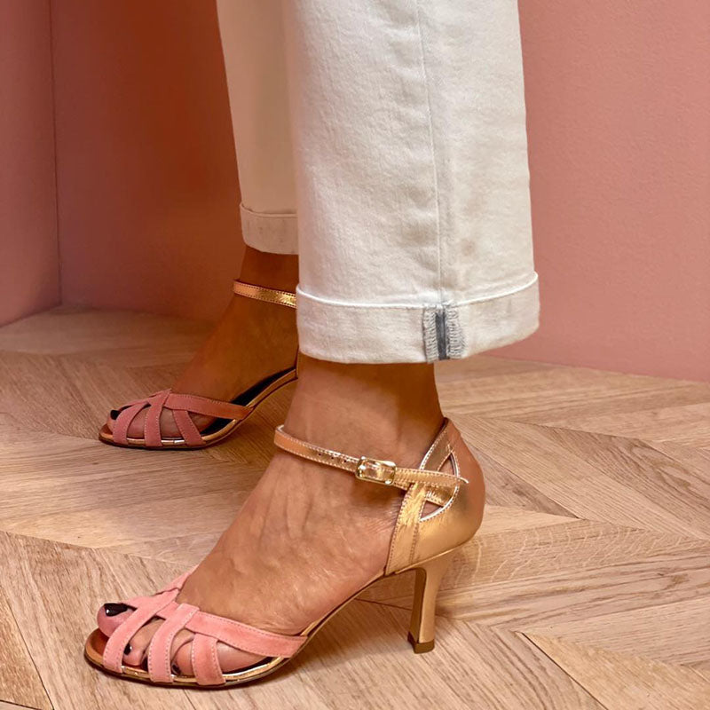 Agnès | Sandales à talons hauts avec bout ouvert