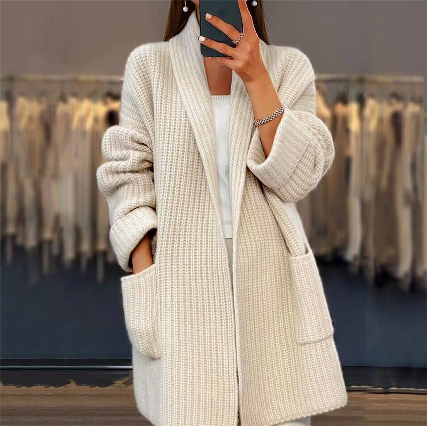 Constance | Cardigan Tricoté avec Poches