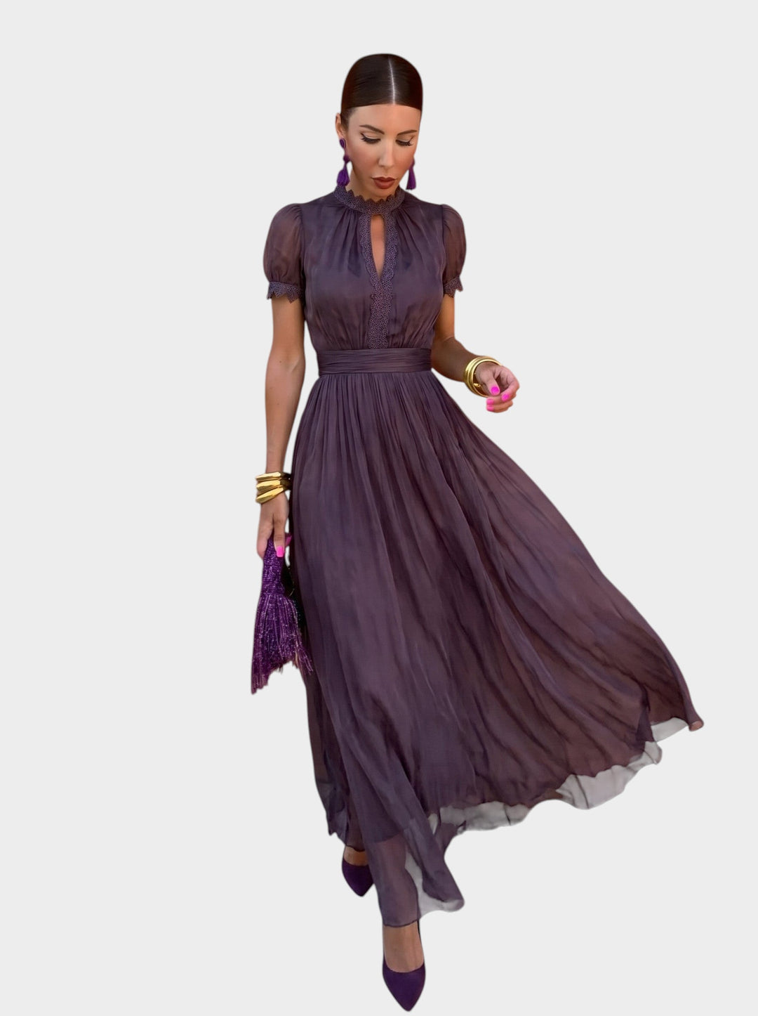 Éloïse | Robe Longue en Chiffon