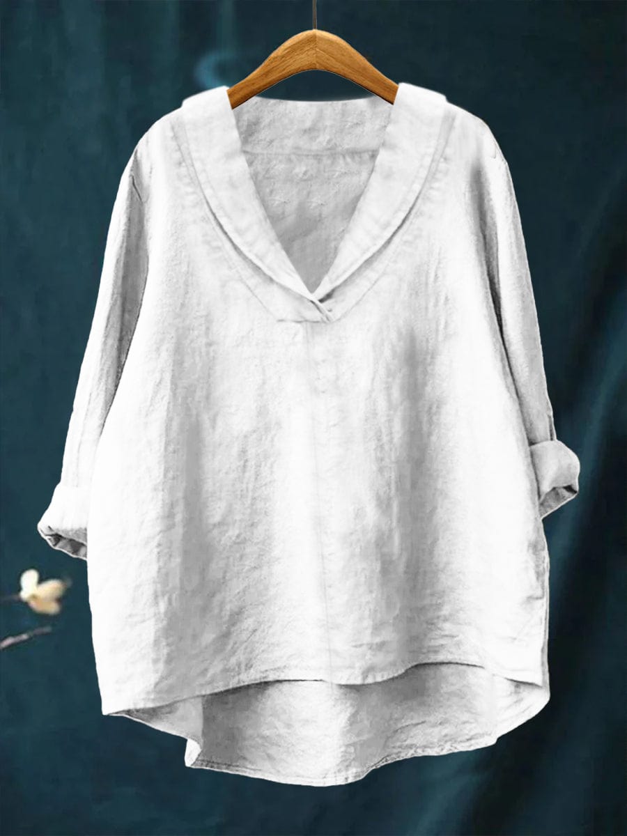 Quiterie | Blouse en Lin Élégante pour l'Été