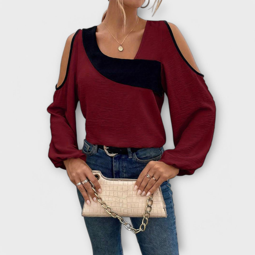 Albertine | Blouse à encolure carrée
