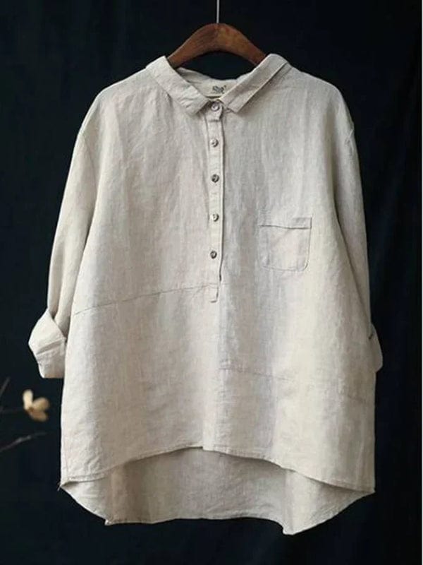 Olympe | Blouse en Lin Élégante pour l'Été