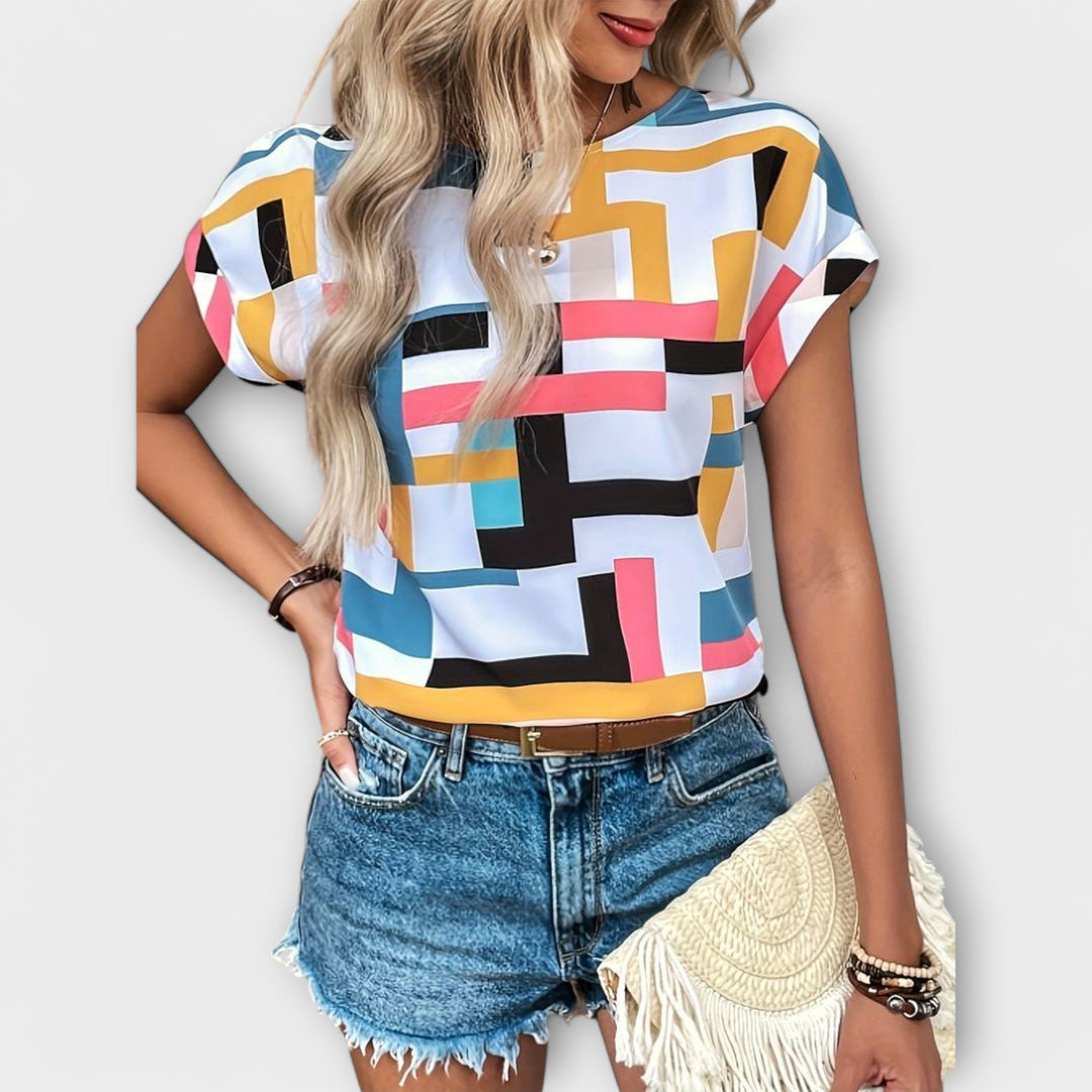 Laure | Blouse à Manches Courtes