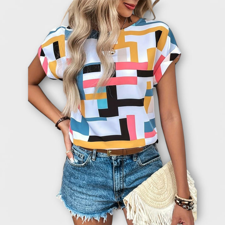 Laure | Blouse à Manches Courtes