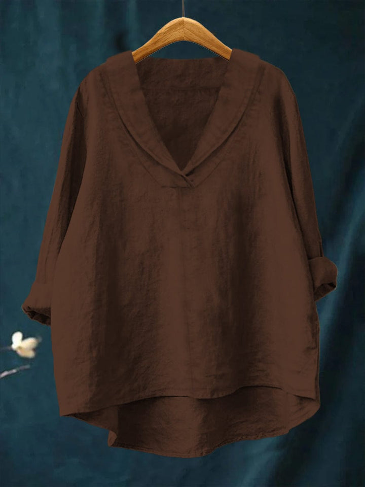 Quiterie | Blouse en Lin Élégante pour l'Été