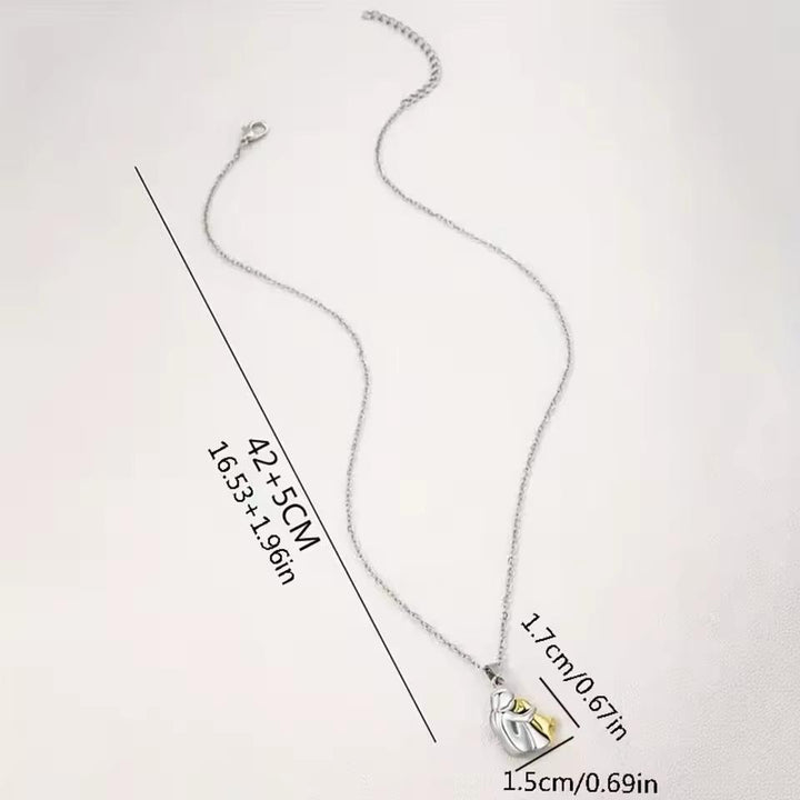 Collier Chat Étreinte