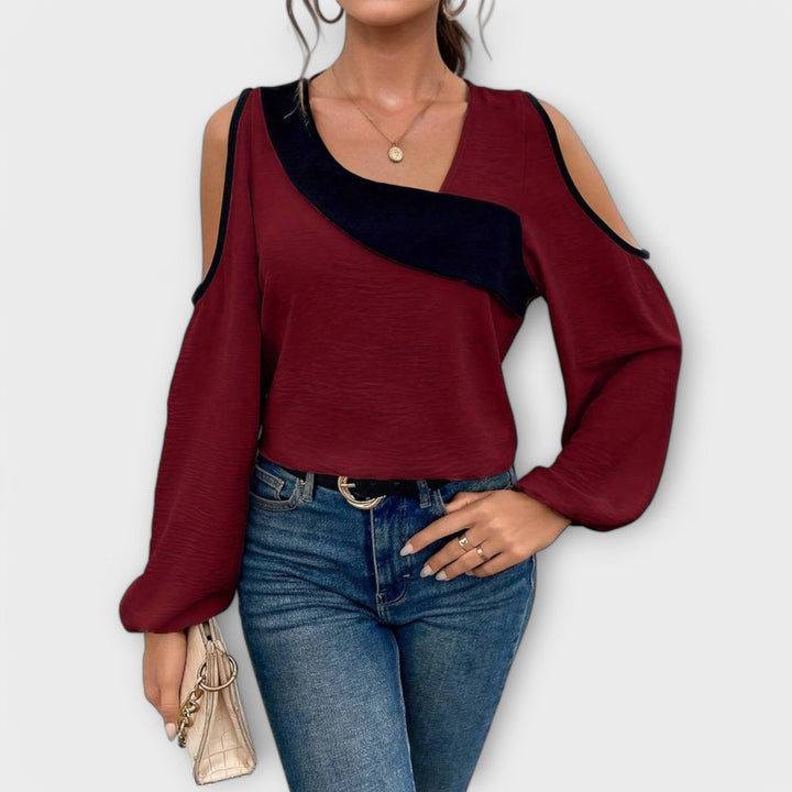 Albertine | Blouse à encolure carrée