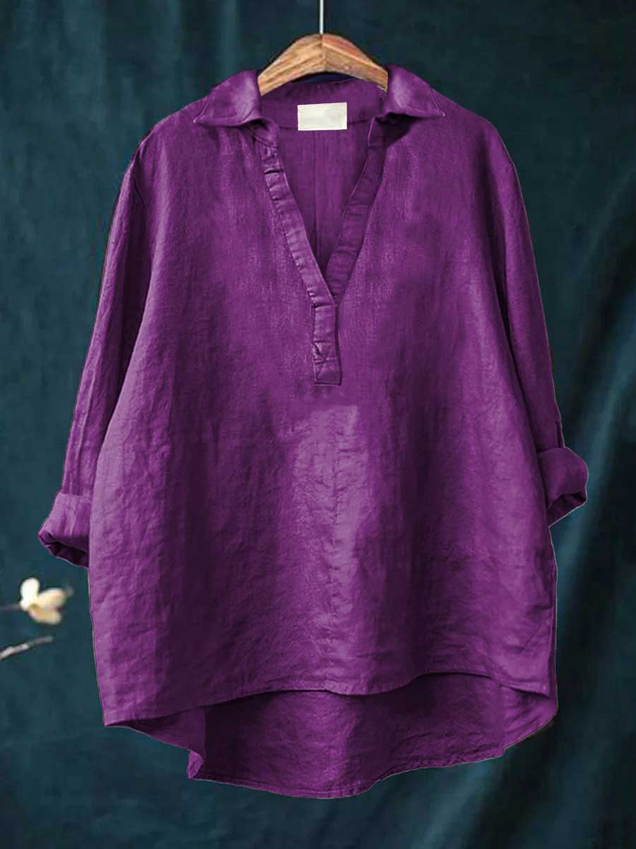 Beatrice | Blouse en Lin Élégante pour l'Été