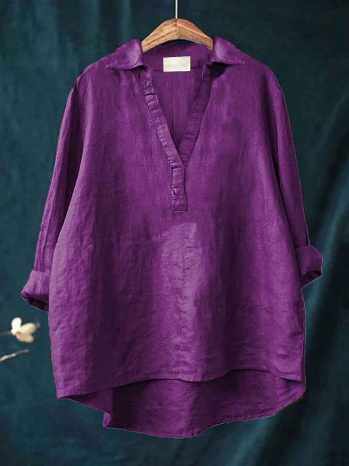Beatrice | Blouse en Lin Élégante pour l'Été