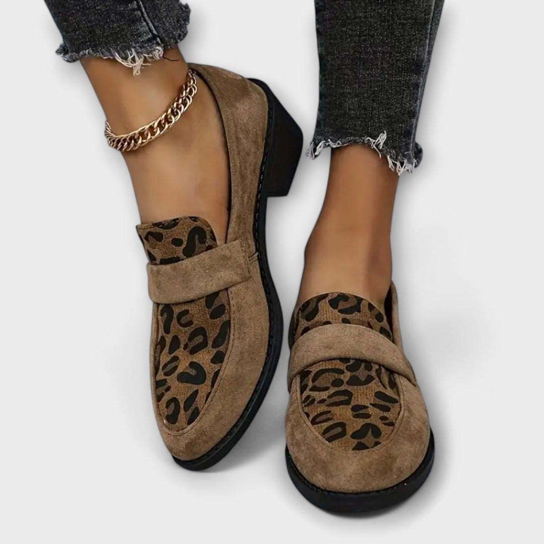 Marguerite | Chaussures élégantes pour femmes avec imprimé léopard