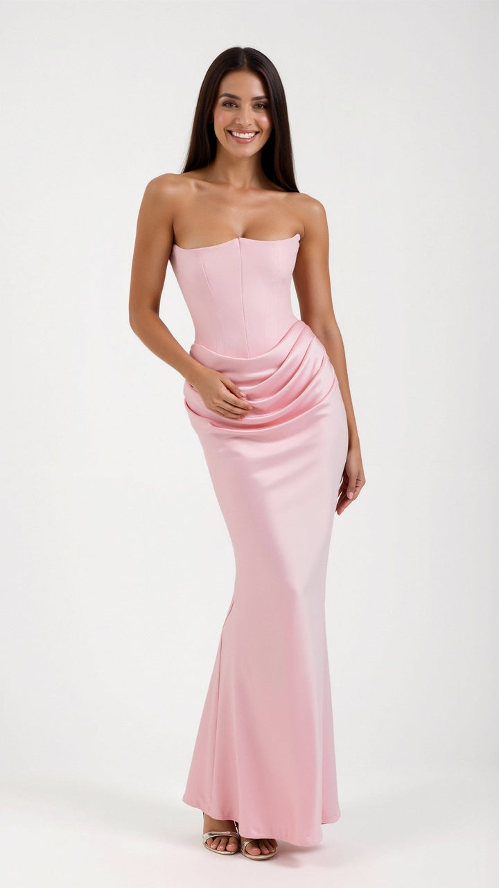 Ursule | Robe Longue avec Corsage