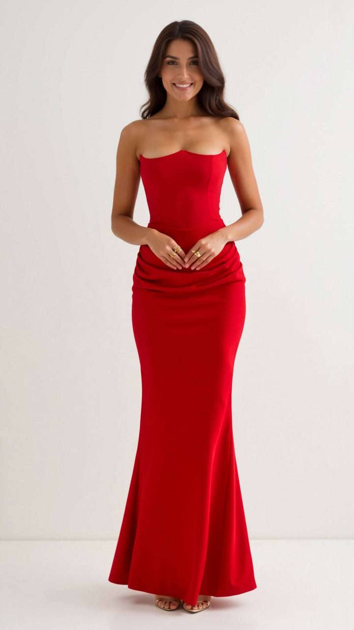 Ursule | Robe Longue avec Corsage