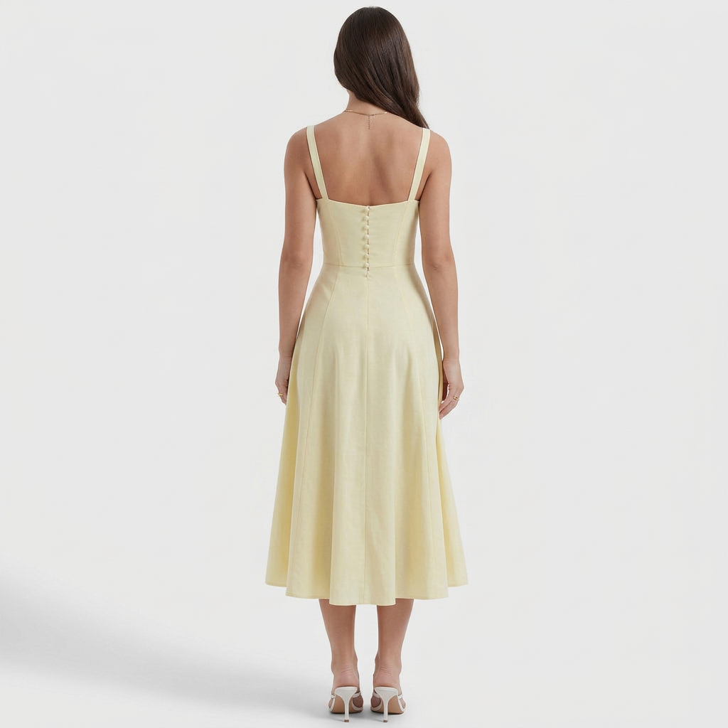 Marianne | Robe Maxi Élégante