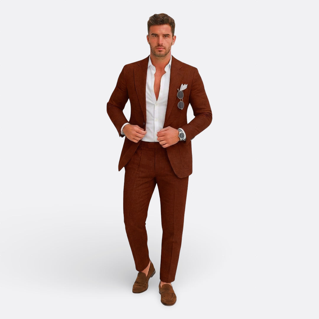 Zoé - Costume Formelle pour Hommes en Lin