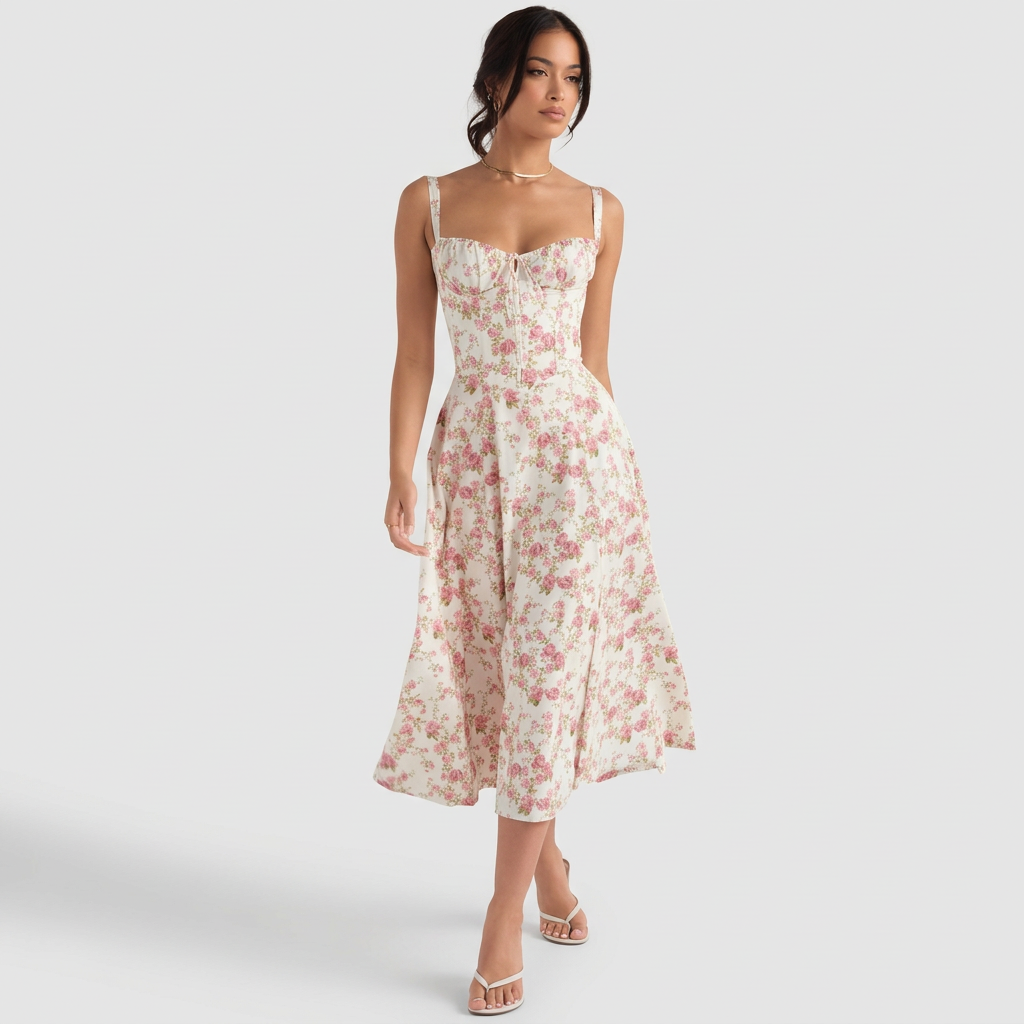 Marianne | Robe Maxi Élégante