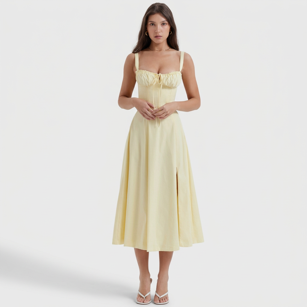 Marianne | Robe Maxi Élégante