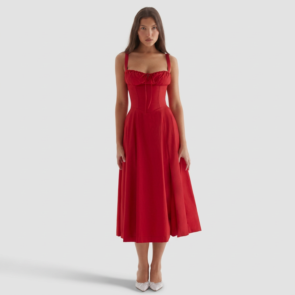 Marianne | Robe Maxi Élégante