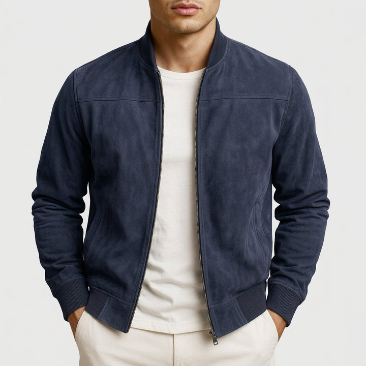 Edouard - Veste en Suède Légère