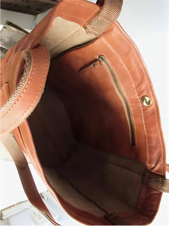 Caroline - Sac à bandoulière en cuir classique