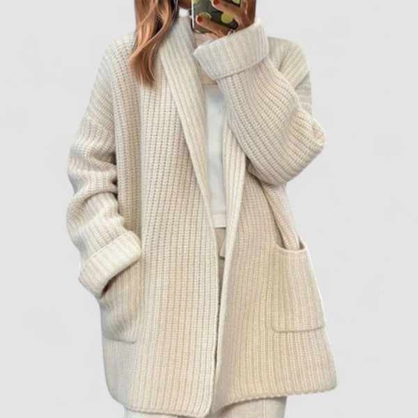 Constance | Cardigan Tricoté avec Poches