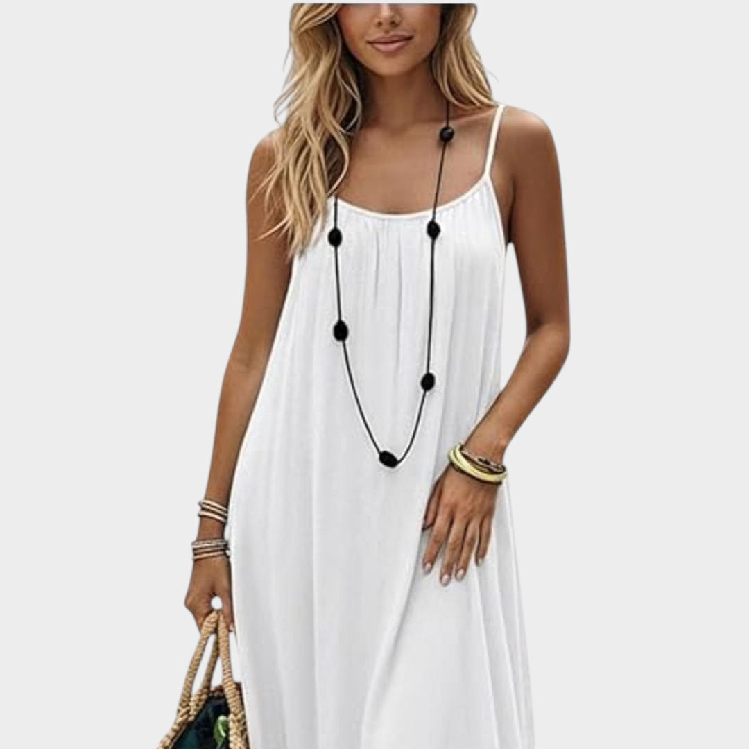 Caroline | ROBE D'ÉTÉ ÉLÉGANTE AVEC DÉCOUPE AU DOS