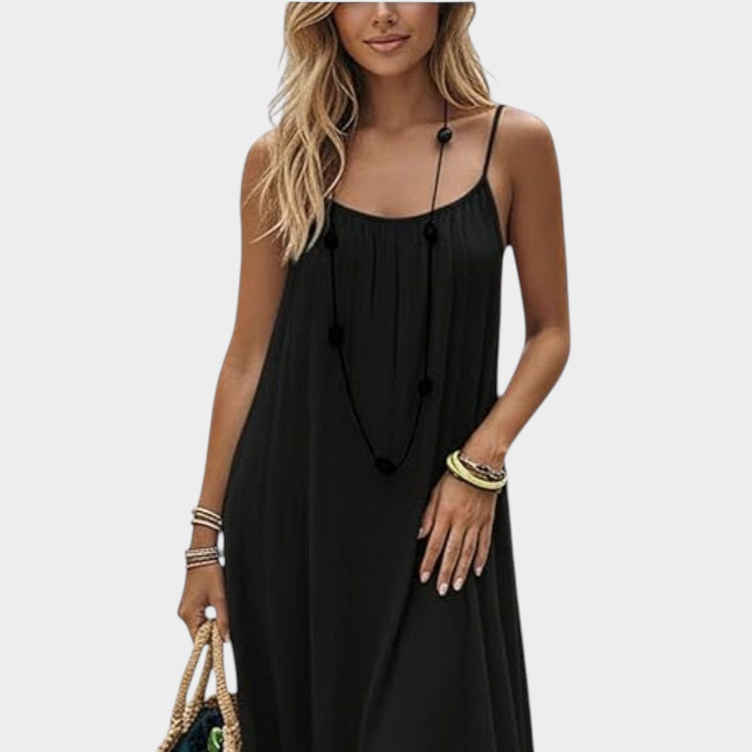 Caroline | ROBE D'ÉTÉ ÉLÉGANTE AVEC DÉCOUPE AU DOS