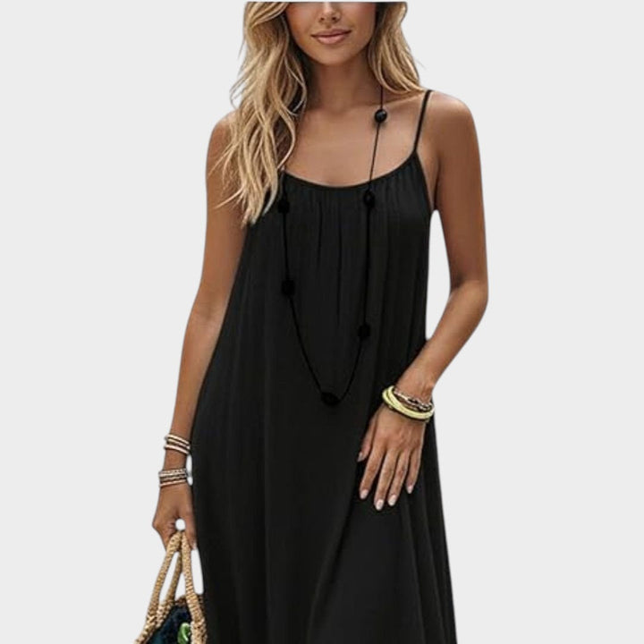 Caroline | ROBE D'ÉTÉ ÉLÉGANTE AVEC DÉCOUPE AU DOS