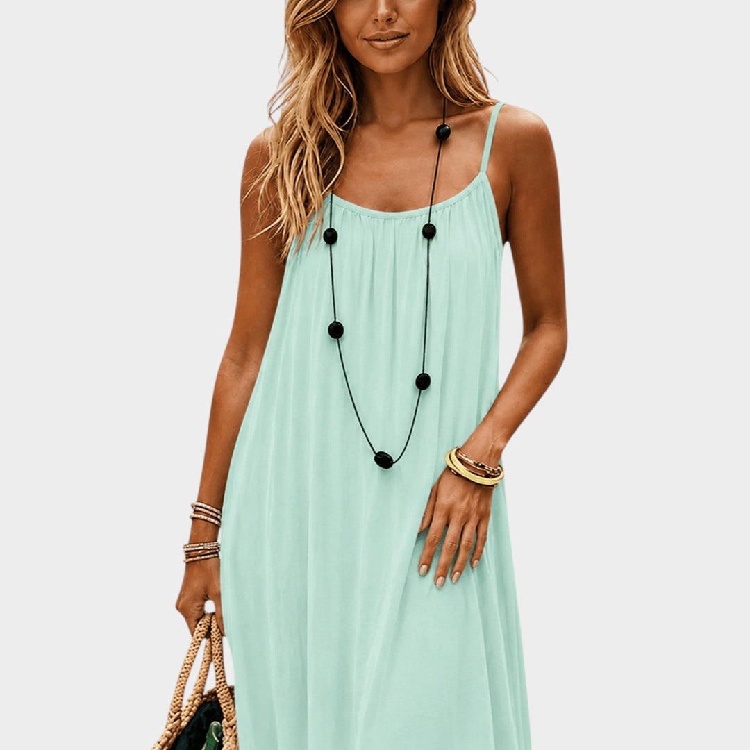 Caroline | ROBE D'ÉTÉ ÉLÉGANTE AVEC DÉCOUPE AU DOS