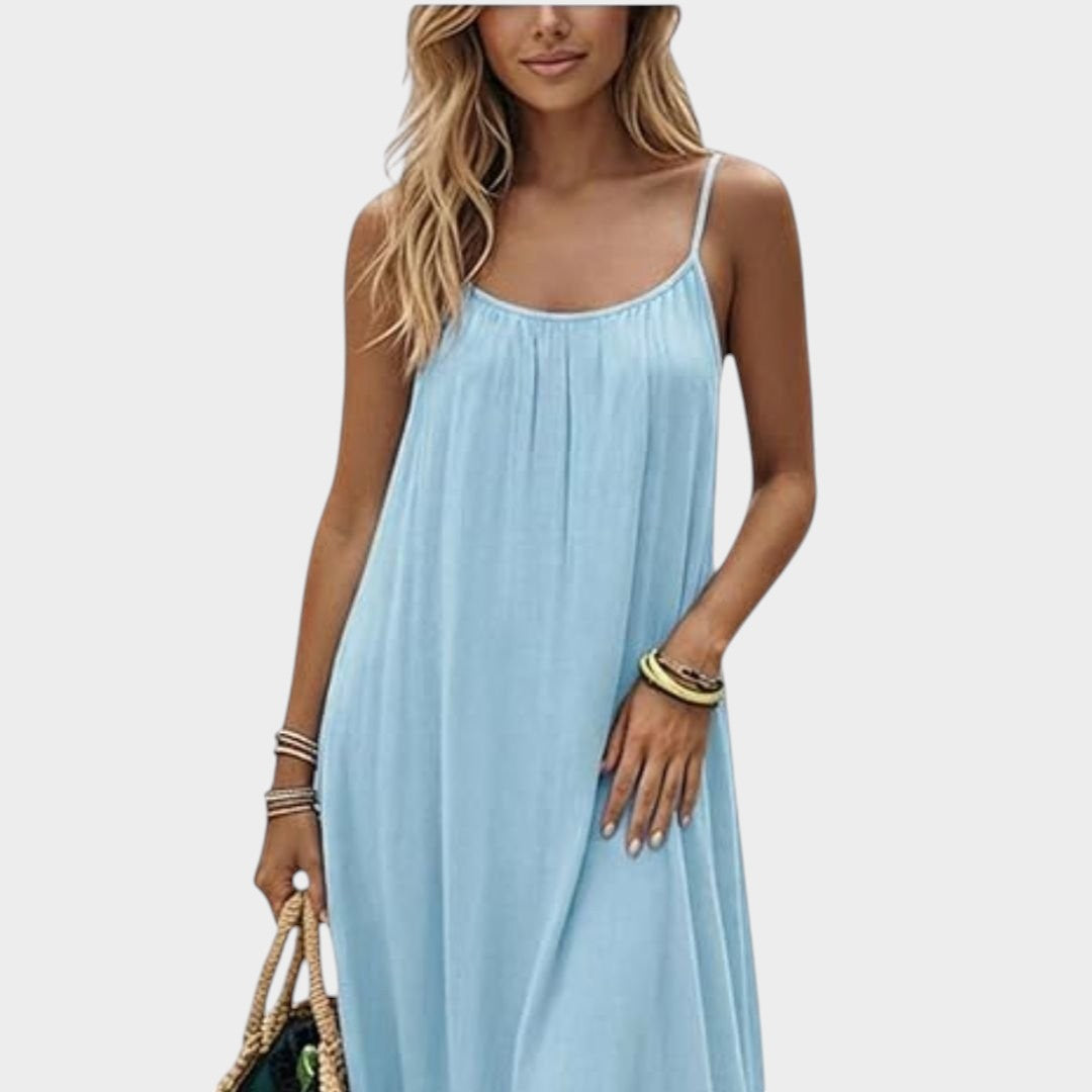 Caroline | ROBE D'ÉTÉ ÉLÉGANTE AVEC DÉCOUPE AU DOS