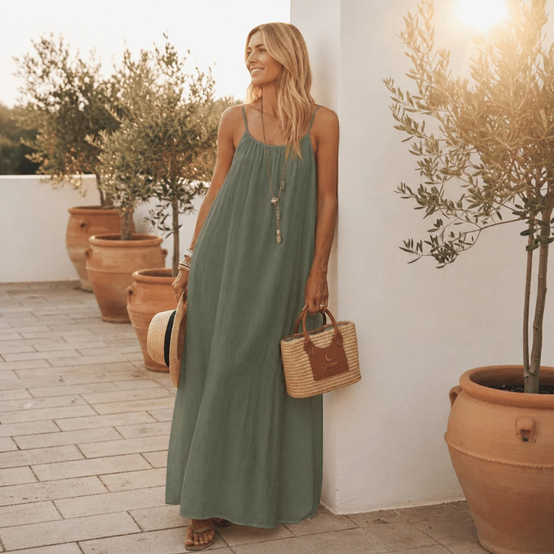 Caroline | ROBE D'ÉTÉ ÉLÉGANTE AVEC DÉCOUPE AU DOS