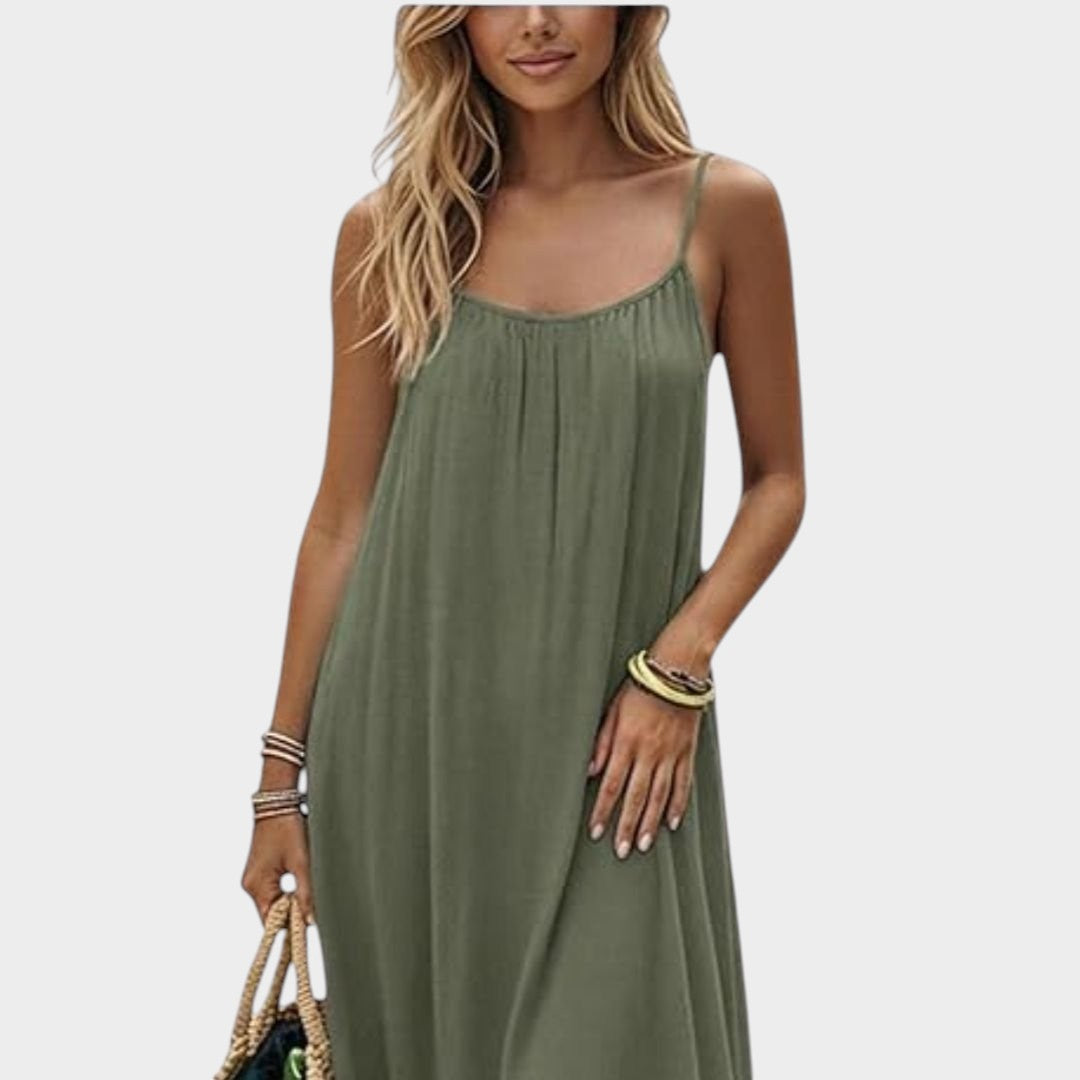 Caroline | ROBE D'ÉTÉ ÉLÉGANTE AVEC DÉCOUPE AU DOS