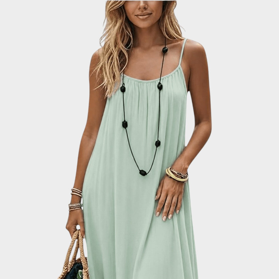 Caroline | ROBE D'ÉTÉ ÉLÉGANTE AVEC DÉCOUPE AU DOS