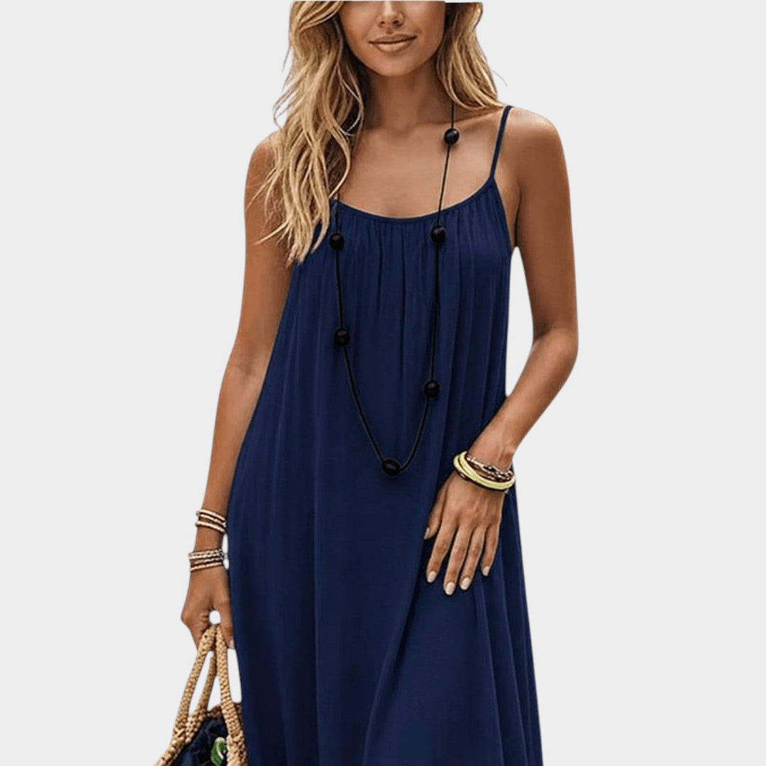 Caroline | ROBE D'ÉTÉ ÉLÉGANTE AVEC DÉCOUPE AU DOS