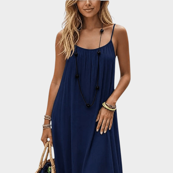 Caroline | ROBE D'ÉTÉ ÉLÉGANTE AVEC DÉCOUPE AU DOS