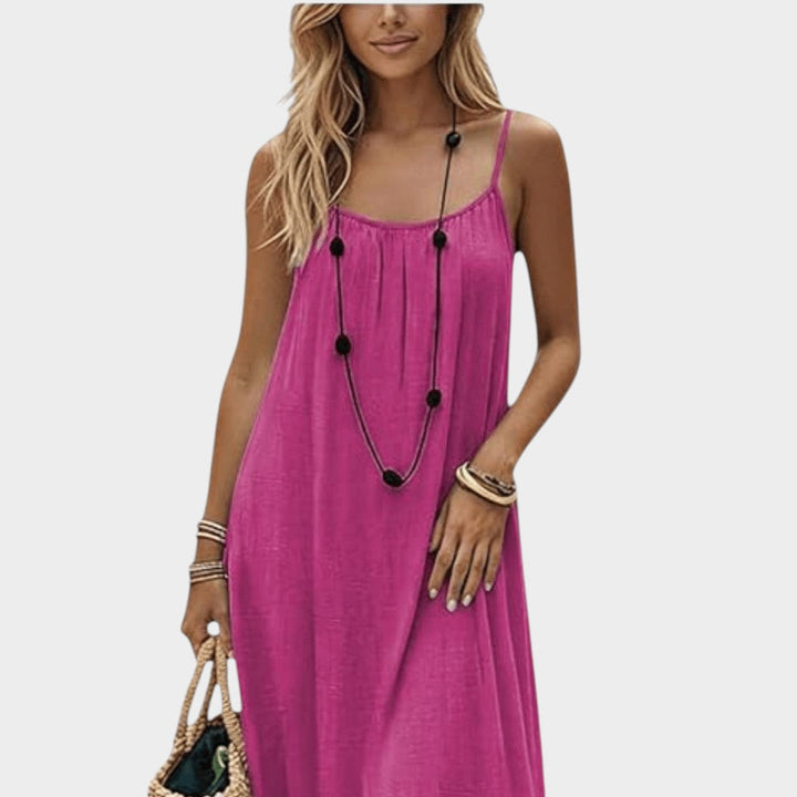 Caroline | ROBE D'ÉTÉ ÉLÉGANTE AVEC DÉCOUPE AU DOS