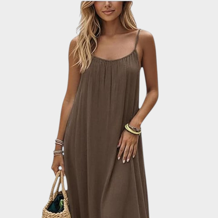 Caroline | ROBE D'ÉTÉ ÉLÉGANTE AVEC DÉCOUPE AU DOS