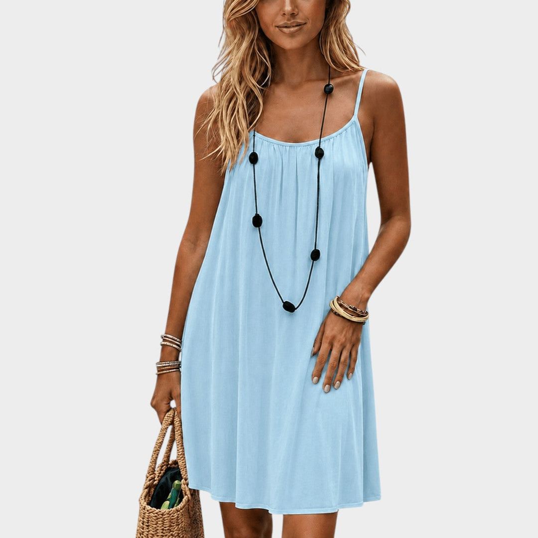 Caroline | ROBE D'ÉTÉ ÉLÉGANTE AVEC DÉCOUPE AU DOS