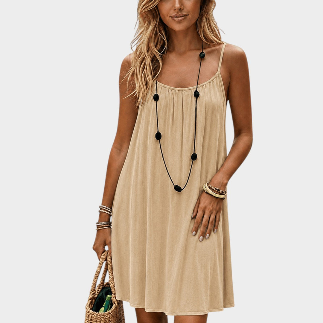 Caroline | ROBE D'ÉTÉ ÉLÉGANTE AVEC DÉCOUPE AU DOS