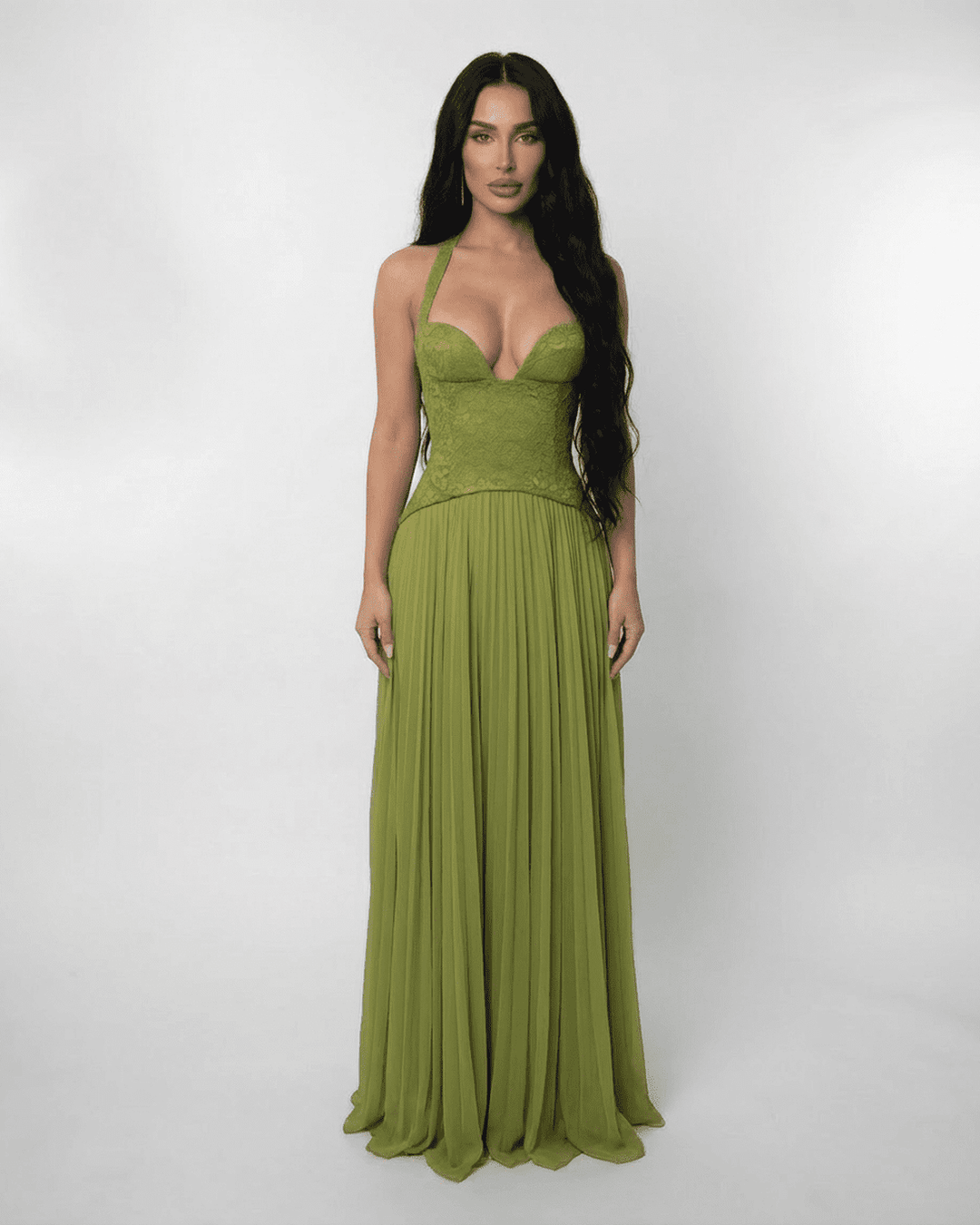 Geneviève | Robe Maxi Verdante
