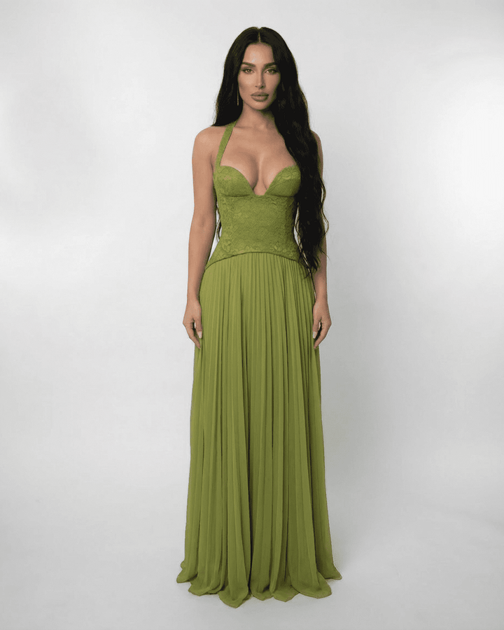 Geneviève | Robe Maxi Verdante