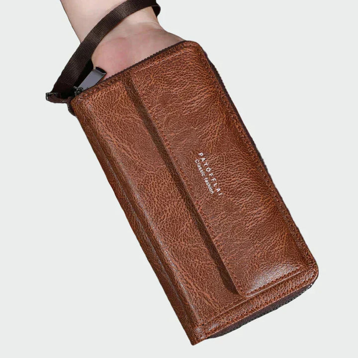Portefeuille en Cuir Intemporel