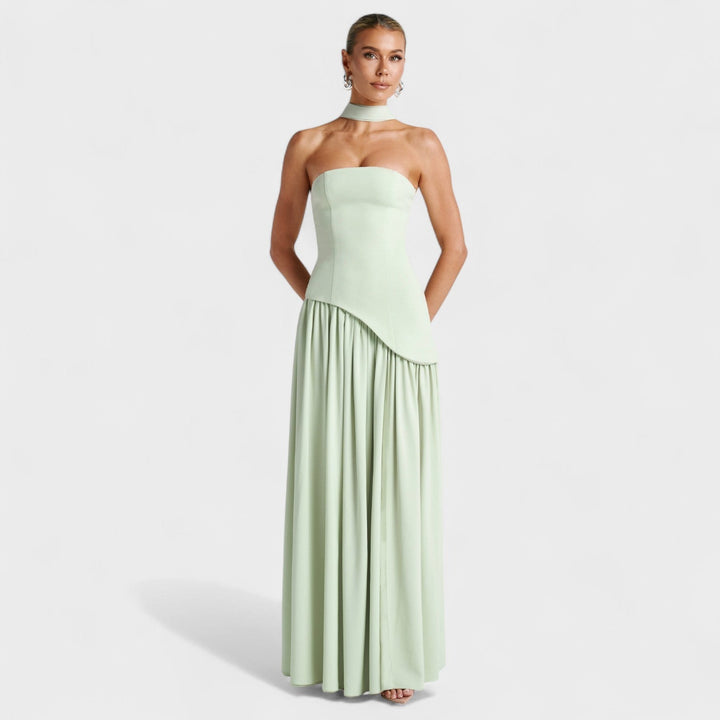 Cassandre | Robe Mint à Coupe Asymétrique