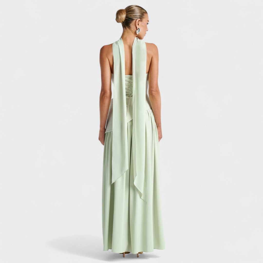Cassandre | Robe Mint à Coupe Asymétrique