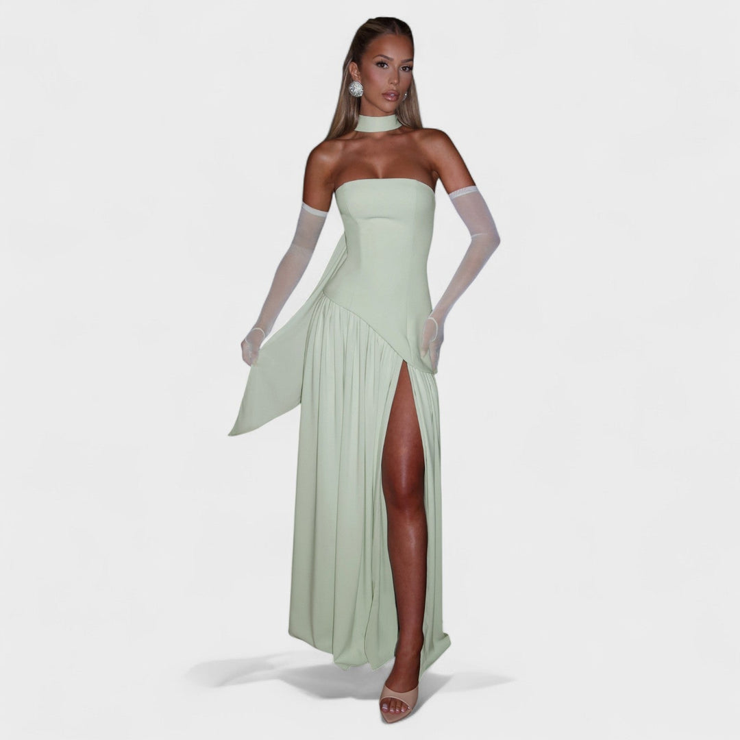 Cassandre | Robe Mint à Coupe Asymétrique