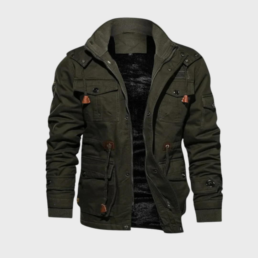 Delphine - Manteau Moderne avec Multiples Poches