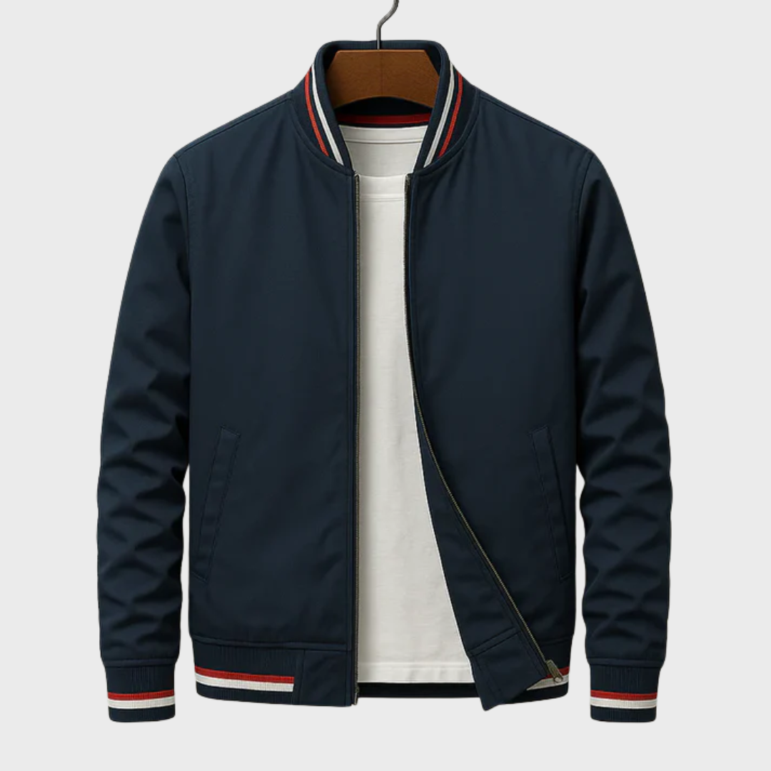 Olympe - Veste Bombers Rayée